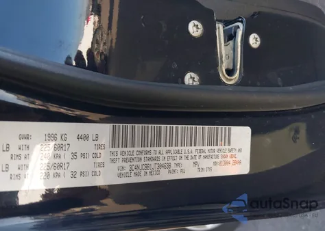 2018 Jeep Compass Latitude Fwd from USA, damaged, VIN 3C4NJCBB1JT304638